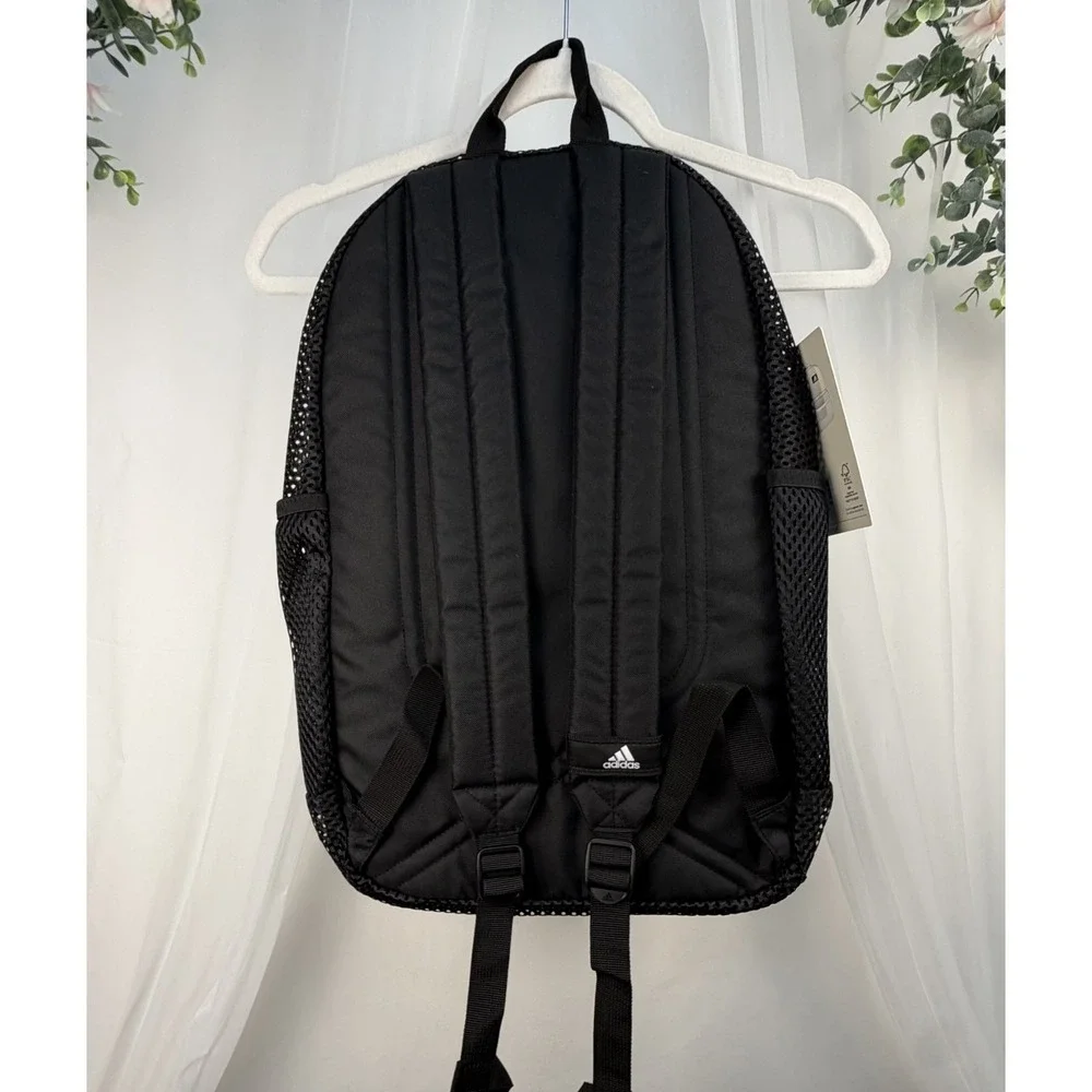 adidas Hermosa 2 Mesh Backpack Black See-Through, Transparent, One Size,